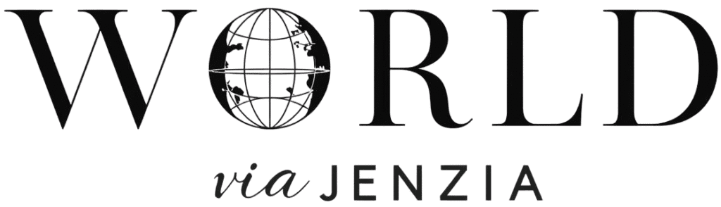 world via jenzia logo