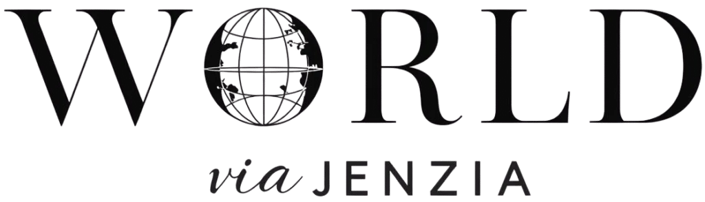 world via jenzia logo