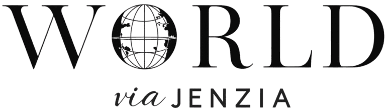 world via jenzia logo