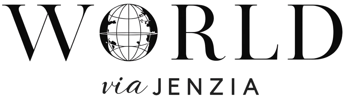 world via jenzia logo